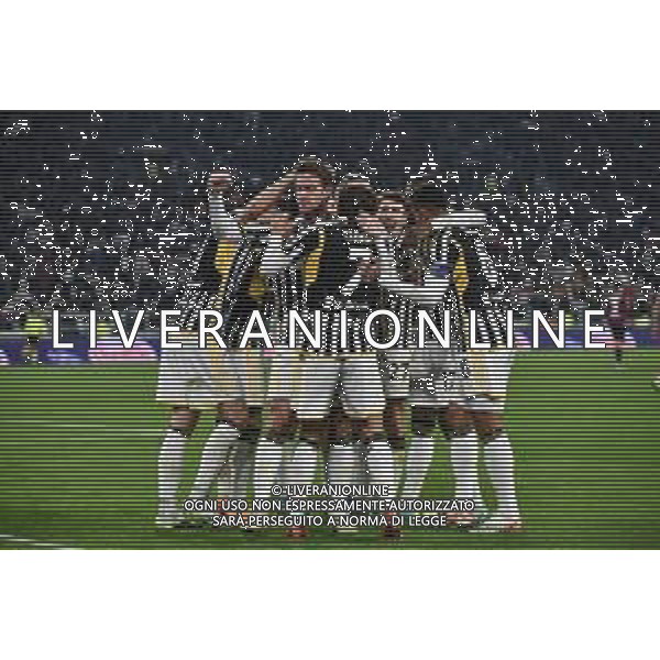 TVMV-Torino 04.01.2024 Allianz Stadium ©Manuela Viganti/Agenzia Aldo Liverani Juventus vs Salernitana Ottavi di Finale Coppa Italia Frecciarossa 2023/2024 Nella foto: esultanza juventus dopo il gol di daniele rugani ©Viganti/AGENZIA ALDO LIVERANI SAS
