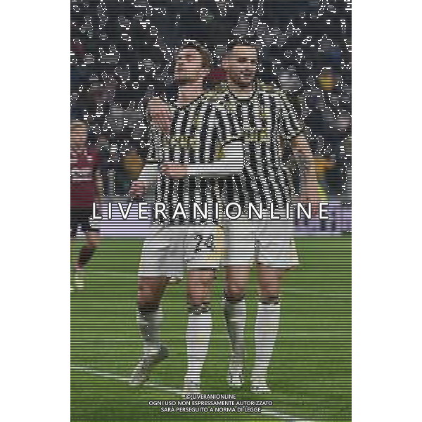 TVMV-Torino 04.01.2024 Allianz Stadium ©Manuela Viganti/Agenzia Aldo Liverani Juventus vs Salernitana Ottavi di Finale Coppa Italia Frecciarossa 2023/2024 Nella foto: esultanza daniele rugani e federico gatti dopo il gol ©Viganti/AGENZIA ALDO LIVERANI SAS