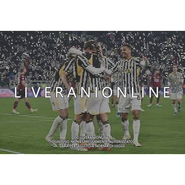 TVMV-Torino 04.01.2024 Allianz Stadium ©Manuela Viganti/Agenzia Aldo Liverani Juventus vs Salernitana Ottavi di Finale Coppa Italia Frecciarossa 2023/2024 Nella foto: esultanza juventus dopo il gol di daniele rugani ©Viganti/AGENZIA ALDO LIVERANI SAS