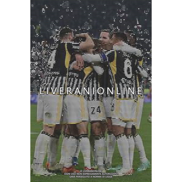 TVMV-Torino 04.01.2024 Allianz Stadium ©Manuela Viganti/Agenzia Aldo Liverani Juventus vs Salernitana Ottavi di Finale Coppa Italia Frecciarossa 2023/2024 Nella foto: esultanza juventus dopo il gol di daniele rugani ©Viganti/AGENZIA ALDO LIVERANI SAS