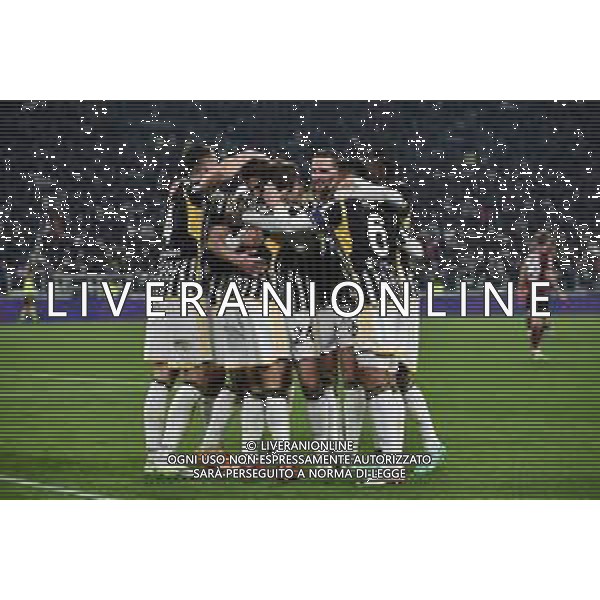 TVMV-Torino 04.01.2024 Allianz Stadium ©Manuela Viganti/Agenzia Aldo Liverani Juventus vs Salernitana Ottavi di Finale Coppa Italia Frecciarossa 2023/2024 Nella foto: esultanza juventus dopo il gol di daniele rugani ©Viganti/AGENZIA ALDO LIVERANI SAS