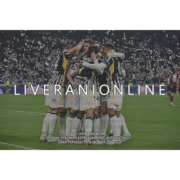 TVMV-Torino 04.01.2024 Allianz Stadium ©Manuela Viganti/Agenzia Aldo Liverani Juventus vs Salernitana Ottavi di Finale Coppa Italia Frecciarossa 2023/2024 Nella foto: esultanza juventus dopo il gol di daniele rugani ©Viganti/AGENZIA ALDO LIVERANI SAS