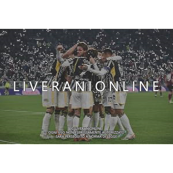 TVMV-Torino 04.01.2024 Allianz Stadium ©Manuela Viganti/Agenzia Aldo Liverani Juventus vs Salernitana Ottavi di Finale Coppa Italia Frecciarossa 2023/2024 Nella foto: esultanza juventus dopo il gol di daniele rugani ©Viganti/AGENZIA ALDO LIVERANI SAS