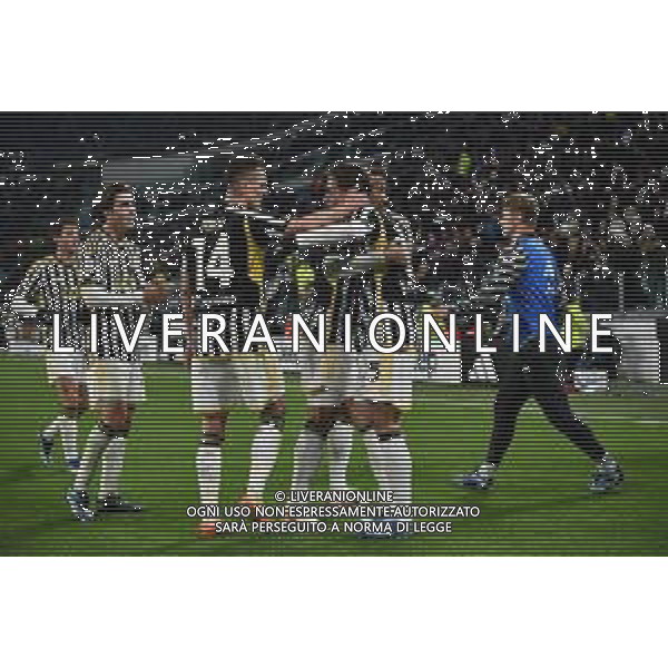 TVMV-Torino 04.01.2024 Allianz Stadium ©Manuela Viganti/Agenzia Aldo Liverani Juventus vs Salernitana Ottavi di Finale Coppa Italia Frecciarossa 2023/2024 Nella foto: esultanza juventus dopo il gol di kenan yildiz ©Viganti/AGENZIA ALDO LIVERANI SAS