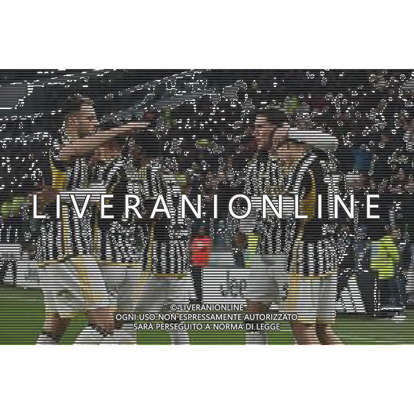 TVMV-Torino 04.01.2024 Allianz Stadium ©Manuela Viganti/Agenzia Aldo Liverani Juventus vs Salernitana Ottavi di Finale Coppa Italia Frecciarossa 2023/2024 Nella foto: esultanza juventus dopo il gol di kenan yildiz ©Viganti/AGENZIA ALDO LIVERANI SAS