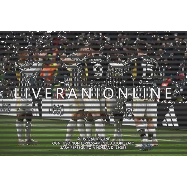 TVMV-Torino 04.01.2024 Allianz Stadium ©Manuela Viganti/Agenzia Aldo Liverani Juventus vs Salernitana Ottavi di Finale Coppa Italia Frecciarossa 2023/2024 Nella foto: esultanza juventus dopo il gol di timothy weah ©Viganti/AGENZIA ALDO LIVERANI SAS