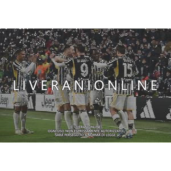 TVMV-Torino 04.01.2024 Allianz Stadium ©Manuela Viganti/Agenzia Aldo Liverani Juventus vs Salernitana Ottavi di Finale Coppa Italia Frecciarossa 2023/2024 Nella foto: esultanza juventus dopo il gol di timothy weah ©Viganti/AGENZIA ALDO LIVERANI SAS