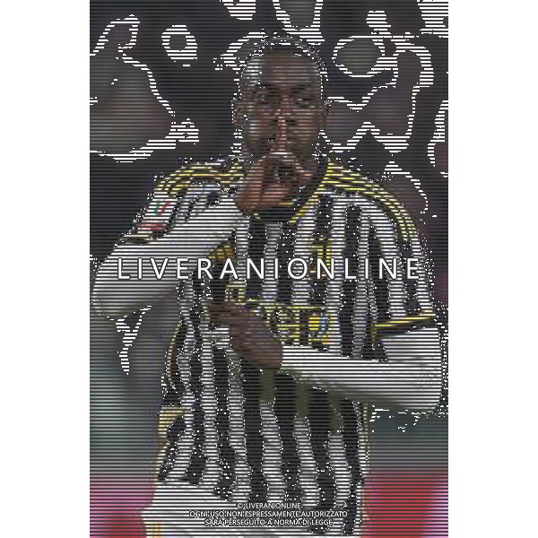 TVMV-Torino 04.01.2024 Allianz Stadium ©Manuela Viganti/Agenzia Aldo Liverani Juventus vs Salernitana Ottavi di Finale Coppa Italia Frecciarossa 2023/2024 Nella foto: esultanza timothy weah dopo il gol ©Viganti/AGENZIA ALDO LIVERANI SAS