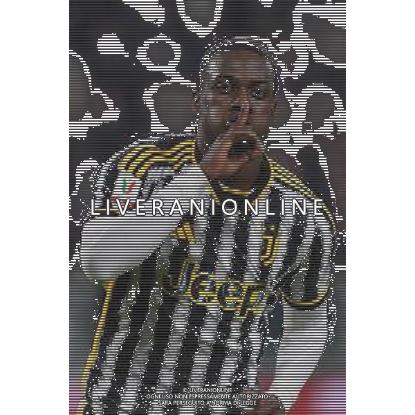 TVMV-Torino 04.01.2024 Allianz Stadium ©Manuela Viganti/Agenzia Aldo Liverani Juventus vs Salernitana Ottavi di Finale Coppa Italia Frecciarossa 2023/2024 Nella foto: esultanza timothy weah dopo il gol ©Viganti/AGENZIA ALDO LIVERANI SAS