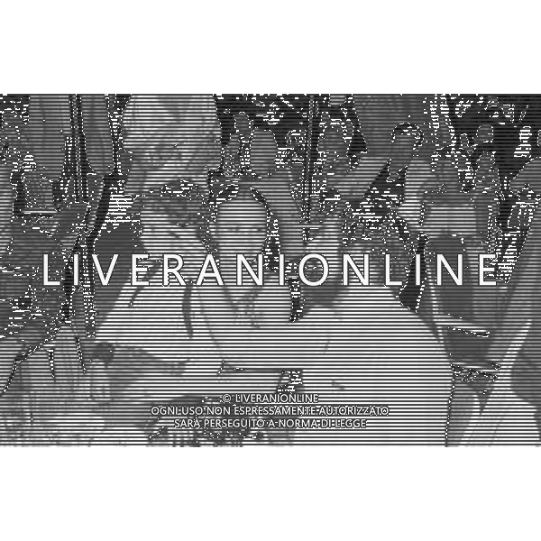 Neg- RETROSPETTIVA MARTINE BROCHARD ATTRICE FRANCESE NELLA FOTO CON IL FIGLIO FERDINANDO CERIANI E IL MARITO FRANCO MOLE\' RICEVE IL PREMIO RICCIONE NELL\'ANNO 1978 AG ALDO LIVERANI