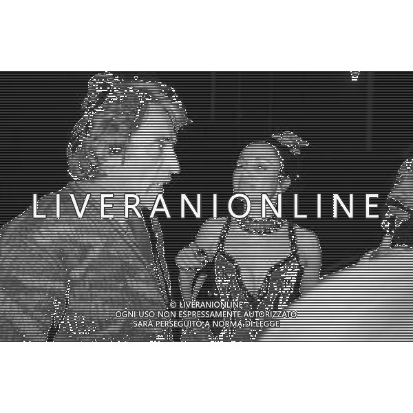 Neg- RETROSPETTIVA MARTINE BROCHARD ATTRICE FRANCESE NELLA FOTO A TEATRO NELLA COMMEDIA DI LAUTREC CON IL MARITO IL REGISTA FRANCO MOLE\' E WALTER CHIARI A MILANO NELL\'ANNO 1980 AG ALDO LIVERANI
