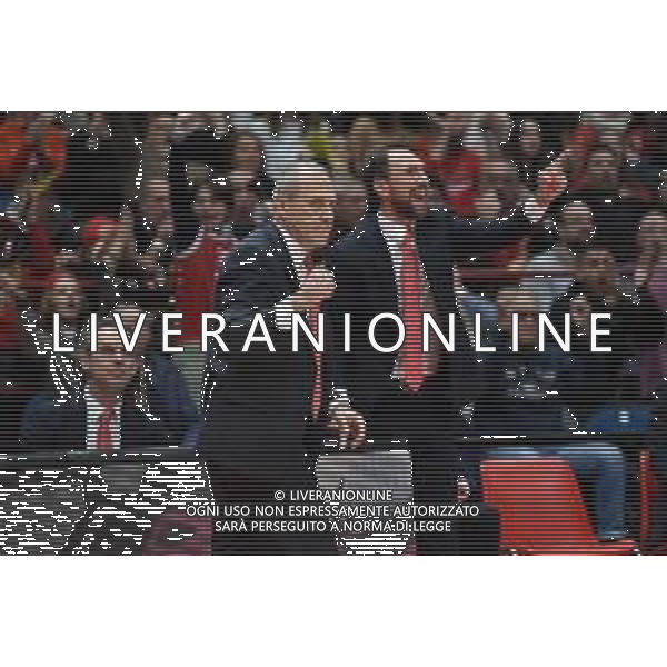 TVRG EA7 Emporio Armani Milano vs Bayern Monaco nella foto Ettore Messina allenatore Olimpia Milano e sulla DX Giuseppe Poeta Assago (MI) 05-01-2024 Mediolanum Forum Turkish Airlines EuroLeague 19a giornata regular season foto Roberto Garavaglia/Agenzia Aldo Liverani sas