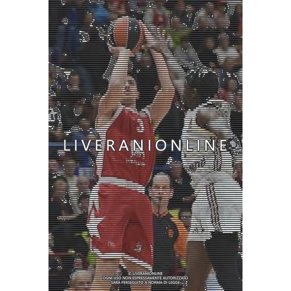 TVRG EA7 Emporio Armani Milano vs Bayern Monaco nella foto Giordano Bortolani (Olimpia Milano) Assago (MI) 05-01-2024 Mediolanum Forum Turkish Airlines EuroLeague 19a giornata regular season foto Roberto Garavaglia/Agenzia Aldo Liverani sas