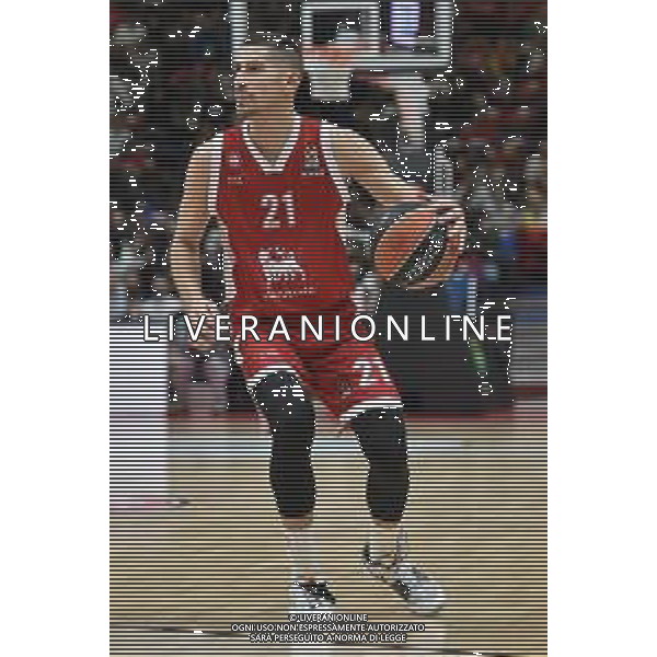 TVRG EA7 Emporio Armani Milano vs Bayern Monaco nella foto Diego Flaccadori (Olimpia Milano) Assago (MI) 05-01-2024 Mediolanum Forum Turkish Airlines EuroLeague 19a giornata regular season foto Roberto Garavaglia/Agenzia Aldo Liverani sas
