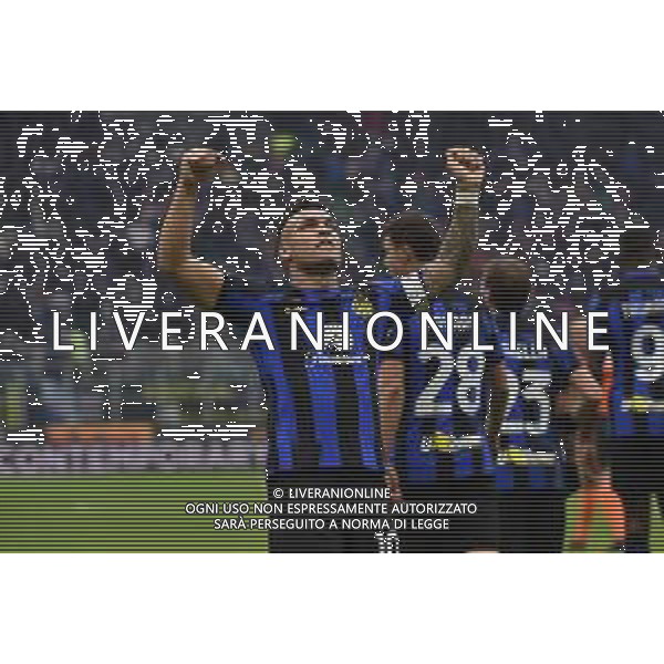 Inter vs Hellas Verona nella foto Lautaro Martinez (Inter) esulta dopo il gol dell\'1 a 0 Milano 06-01-2024 Stadio Giuseppe Meazza - San Siro Campionato Serie A TIM - 19a giornata foto Roberto Garavaglia/Agenzia Aldo Liverani sas/AGENZIA ALDO LIVERANI SAS