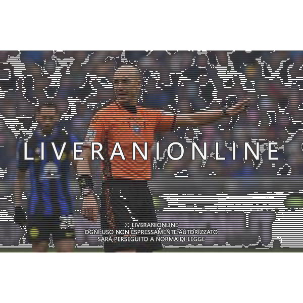 Inter vs Hellas Verona nella foto l\'arbitro Michael Fabbri di Ravenna Milano 06-01-2024 Stadio Giuseppe Meazza - San Siro Campionato Serie A TIM - 19a giornata foto Roberto Garavaglia/Agenzia Aldo Liverani sas/AGENZIA ALDO LIVERANI SAS