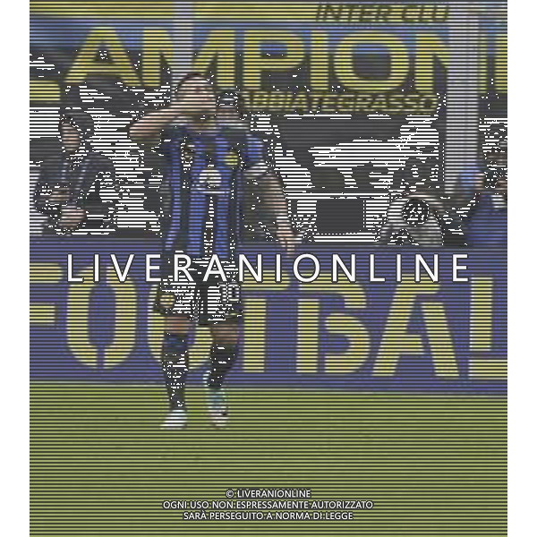 ESULTANZA LAUTARO MARTINEZ DOPOGOL -Inter vs Hellas Verona Campionato Calcio Serie A TIM 06-01-2024 ©PAOLO GIAMPIETRI/AGENZIA ALDO LIVERANI SAS