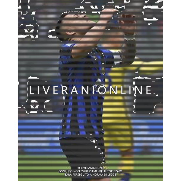 Inter vs Hellas Verona nella foto Lautaro Martinez (Inter) Milano 06-01-2024 Stadio Giuseppe Meazza - San Siro Campionato Serie A TIM - 19a giornata foto Roberto Garavaglia/Agenzia Aldo Liverani sas/AGENZIA ALDO LIVERANI SAS