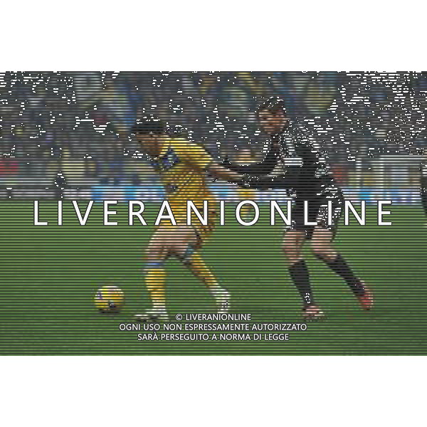 Frosinone vs Monza - Campionato Serie A TIM - 19 giornata - Stadio B.Stirpe - Frosinone 06-01-2024 nella foto Harroui e Pessina ©Federico Gaetano/AGENZIA ALDO LIVERANI SAS