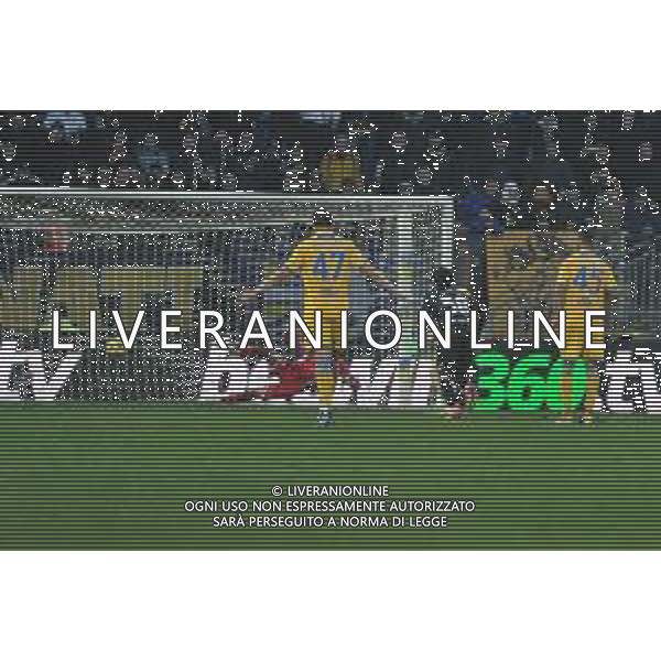 Frosinone vs Monza - Campionato Serie A TIM - 19 giornata - Stadio B.Stirpe - Frosinone 06-01-2024 nella foto Rigore Soulè ©Federico Gaetano/AGENZIA ALDO LIVERANI SAS