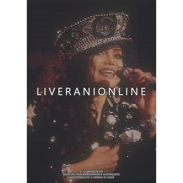 DIAP-RETROSPETTIVA LATOYA JACKSON CANTANTE NELLA FOTO LATOYA JACKSON NELL\'ANNO 1989 AG ALDO LIVERANI SAS