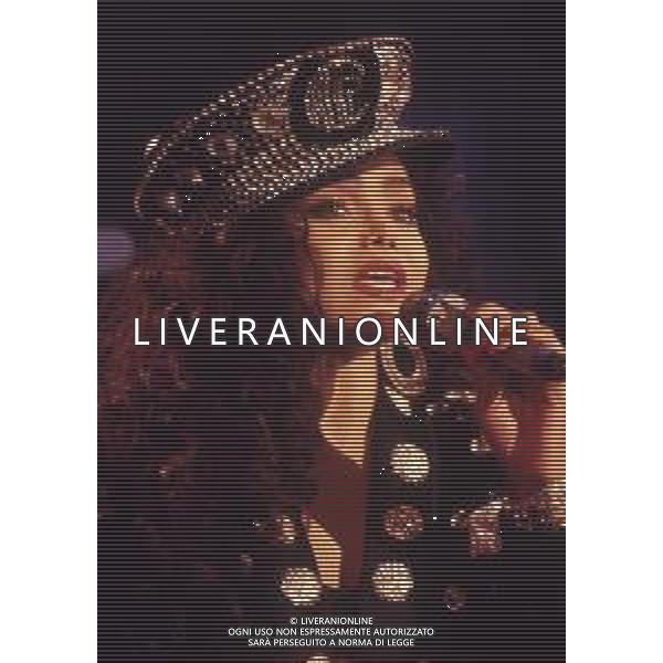 DIAP-RETROSPETTIVA LATOYA JACKSON CANTANTE NELLA FOTO LATOYA JACKSON NELL\'ANNO 1989 AG ALDO LIVERANI SAS