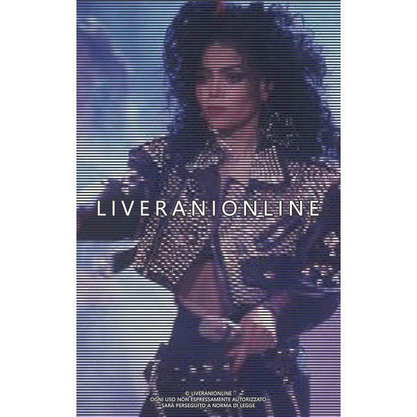 DIAP-RETROSPETTIVA LATOYA JACKSON CANTANTE NELLA FOTO LATOYA JACKSON NELL\'ANNO 1989 AG ALDO LIVERANI SAS 