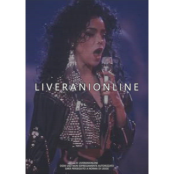 DIAP-RETROSPETTIVA LATOYA JACKSON CANTANTE NELLA FOTO LATOYA JACKSON NELL\'ANNO 1989 AG ALDO LIVERANI SAS 