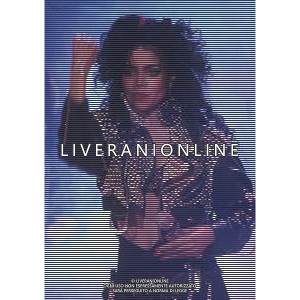 DIAP-RETROSPETTIVA LATOYA JACKSON CANTANTE NELLA FOTO LATOYA JACKSON NELL\'ANNO 1989 AG ALDO LIVERANI SAS 
