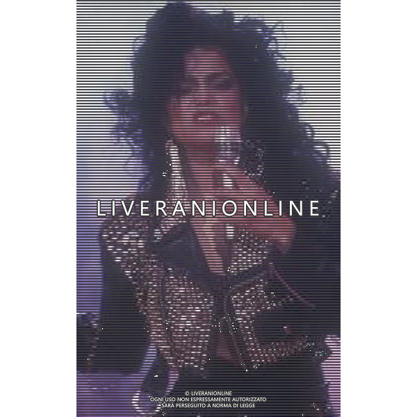 DIAP-RETROSPETTIVA LATOYA JACKSON CANTANTE NELLA FOTO LATOYA JACKSON NELL\'ANNO 1989 AG ALDO LIVERANI SAS 