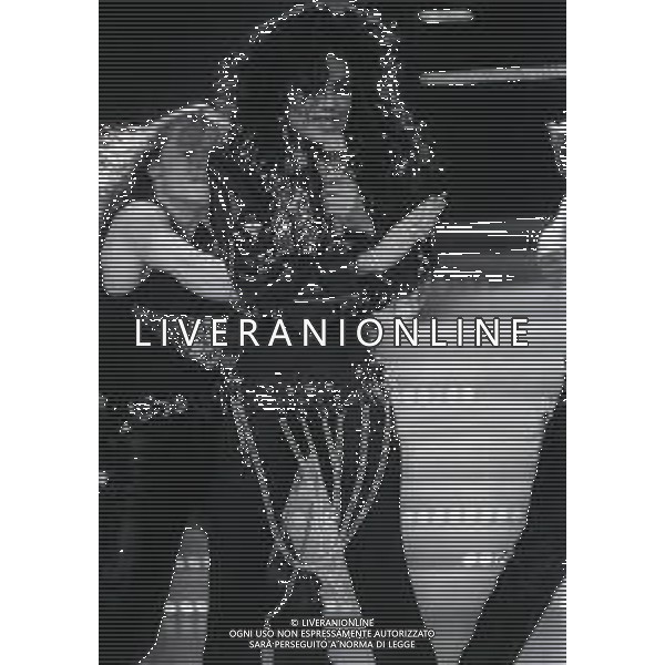 NEG-RETROSPETTIVA LATOYA JACKSON CANTANTE NELLA FOTO LATOYA JACKSON NELL\'ANNO 1989 AG ALDO LIVERANI SAS 