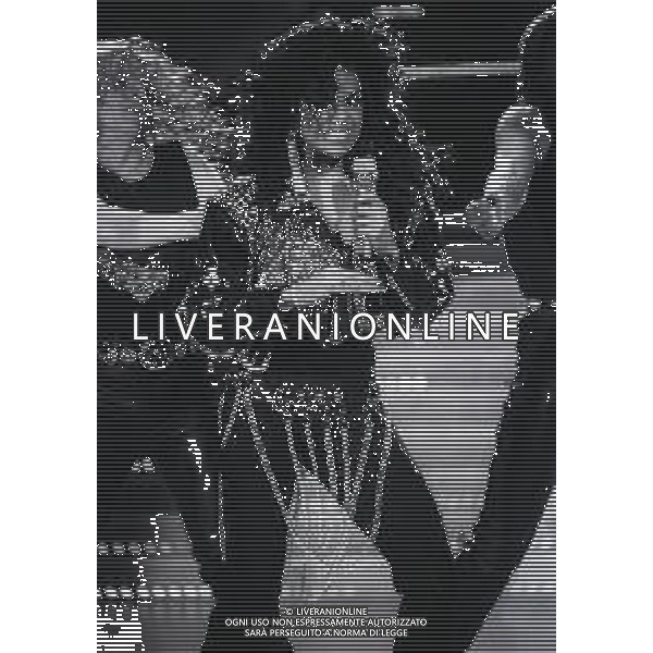 NEG-RETROSPETTIVA LATOYA JACKSON CANTANTE NELLA FOTO LATOYA JACKSON NELL\'ANNO 1989 AG ALDO LIVERANI SAS 