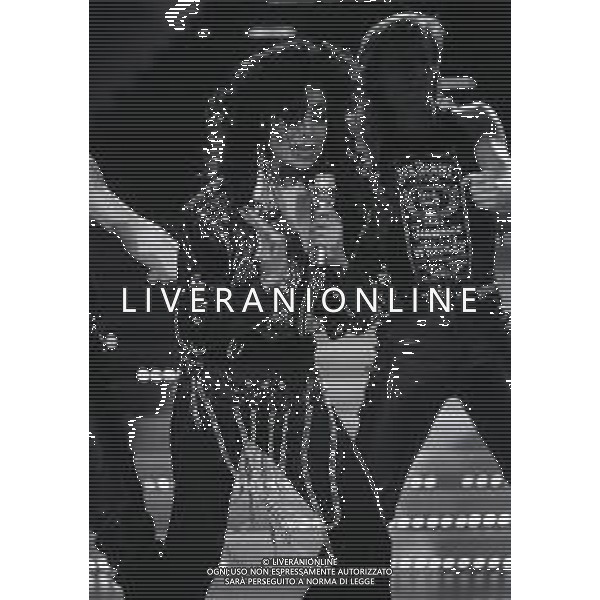 NEG-RETROSPETTIVA LATOYA JACKSON CANTANTE NELLA FOTO LATOYA JACKSON NELL\'ANNO 1989 AG ALDO LIVERANI SAS 