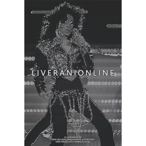 NEG-RETROSPETTIVA LATOYA JACKSON CANTANTE NELLA FOTO LATOYA JACKSON NELL\'ANNO 1989 AG ALDO LIVERANI SAS 