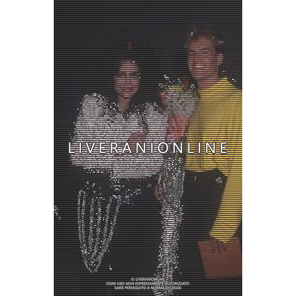 DIAP-RETROSPETTIVA LATOYA JACKSON CANTANTE NELLA FOTO LATOYA JACKSON NELL\'ANNO 1989 CON TIMOTHY RICHARDS FOTO JAMES SAVOIA-AG ALDO LIVERANI SAS 