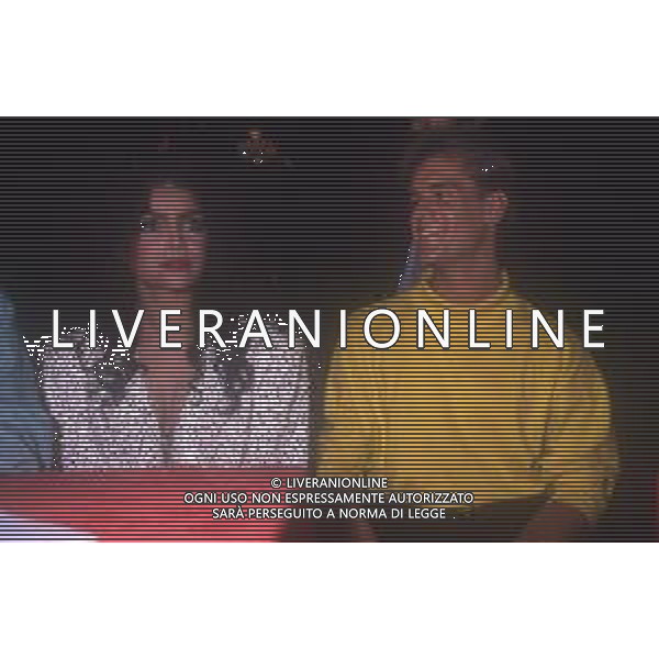 DIAP-RETROSPETTIVA LATOYA JACKSON CANTANTE NELLA FOTO LATOYA JACKSON NELL\'ANNO 1989 CON TIMOTHY RICHARDS FOTO JAMES SAVOIA-AG ALDO LIVERANI SAS 