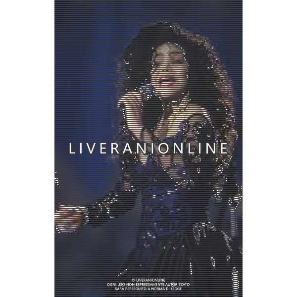 DIAP-RETROSPETTIVA LATOYA JACKSON CANTANTE NELLA FOTO LATOYA JACKSON NELL\'ANNO 1990 AG ALDO LIVERANI SAS  