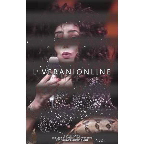 DIAP-RETROSPETTIVA LATOYA JACKSON CANTANTE NELLA FOTO LATOYA JACKSON NELL\'ANNO 1990 AG ALDO LIVERANI SAS 