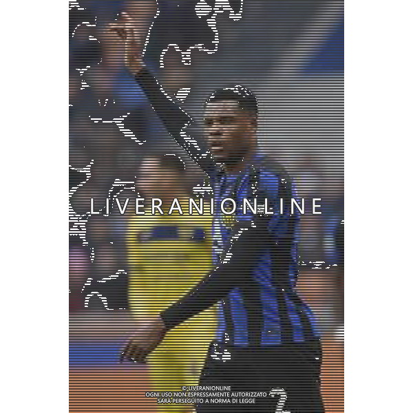 Inter vs Hellas Verona nella foto Denzel Dumfries (Inter) Milano 06-01-2024 Stadio Giuseppe Meazza - San Siro Campionato Serie A TIM - 19a giornata foto Roberto Garavaglia/Agenzia Aldo Liverani sas