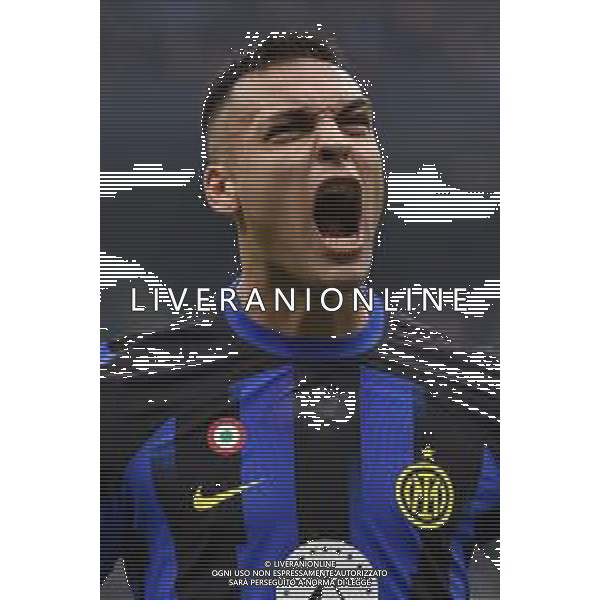 Inter vs Hellas Verona nella foto Lautaro Martinez (Inter) esulta dopo il gol dell\'1 a 0 Milano 06-01-2024 Stadio Giuseppe Meazza - San Siro Campionato Serie A TIM - 19a giornata foto Roberto Garavaglia/Agenzia Aldo Liverani sas