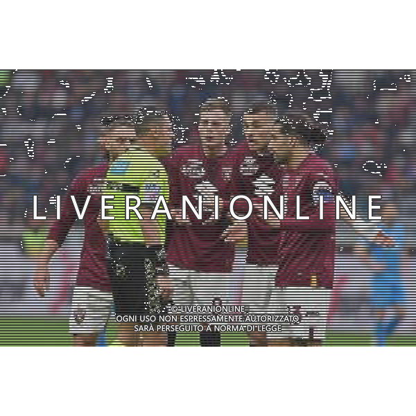 TVMV-Torino 07.01.2024 Stadio Grande Torino ©Manuela Viganti/Agenzia Aldo Liverani Torino vs Napoli Campionato Calcio Serie A TIM 2023/2024 19a giornata Nella foto: proteste torino con l\'arbitro mariani ©Viganti/AGENZIA ALDO LIVERANI SAS