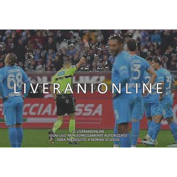 TVMV-Torino 07.01.2024 Stadio Grande Torino ©Manuela Viganti/Agenzia Aldo Liverani Torino vs Napoli Campionato Calcio Serie A TIM 2023/2024 19a giornata Nella foto: pasquale mazzocchi espulso dall\'arbitro mariani