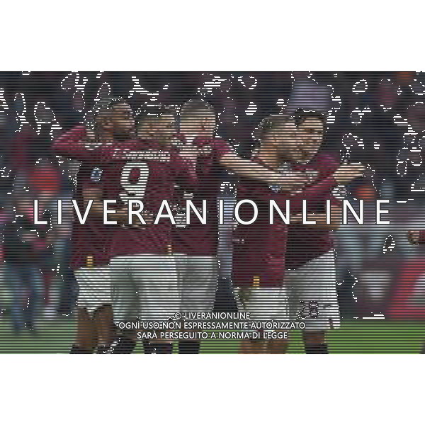 TVMV-Torino 07.01.2024 Stadio Grande Torino ©Manuela Viganti/Agenzia Aldo Liverani Torino vs Napoli Campionato Calcio Serie A TIM 2023/2024 19a giornata Nella foto: esultanza torino dopo il gol di nikola vlasic