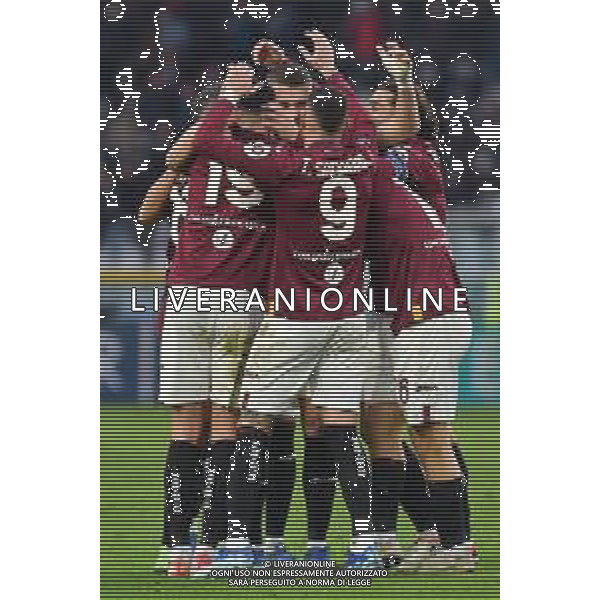TVMV-Torino 07.01.2024 Stadio Grande Torino ©Manuela Viganti/Agenzia Aldo Liverani Torino vs Napoli Campionato Calcio Serie A TIM 2023/2024 19a giornata Nella foto: esultanza torino dopo il gol di alessandro buongiorno