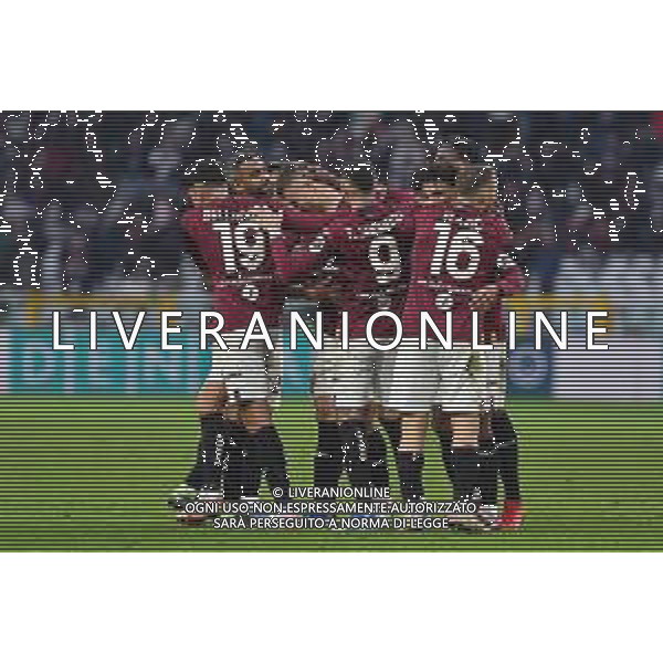 TVMV-Torino 07.01.2024 Stadio Grande Torino ©Manuela Viganti/Agenzia Aldo Liverani Torino vs Napoli Campionato Calcio Serie A TIM 2023/2024 19a giornata Nella foto: esultanza torino dopo il gol di alessandro buongiorno