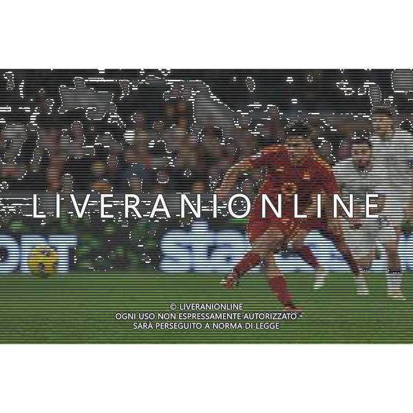 Roma vs Atalanta - Campionato Serie A TIM - 19 giornata - Stadio Olimpico - Roma 07-01-2024 nella foto Rigore Dybala FOTO FEDERICO GAETANO-AG ALDO LIVERANI SA