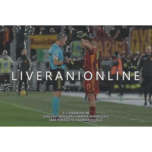 Roma vs Atalanta - Campionato Serie A TIM - 19 giornata - Stadio Olimpico - Roma 07-01-2024 nella foto Dybala protesta con Aureliano FOTO FEDERICO GAETANO-AG ALDO LIVERANI SA