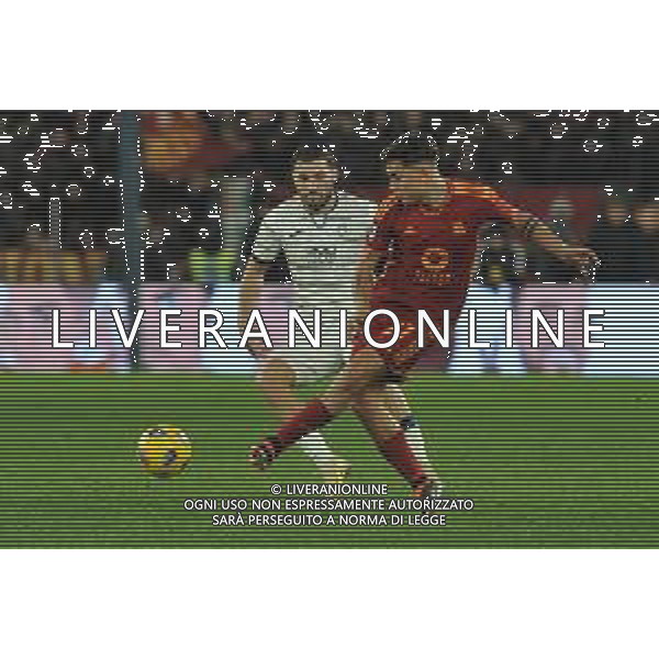 Roma vs Atalanta - Campionato Serie A TIM - 19 giornata - Stadio Olimpico - Roma 07-01-2024 nella foto Dybala e Kolasinac ©Federico Gaetano/AGENZIA ALDO LIVERANI SAS