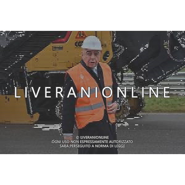 TVRG Lavori circuito Monza nella foto Adriano Galliani amministratore delegato Monza Monza 08-01-2024 Inizio dei lavori di ammodernamento e riqualificazione del circuito di Formula 1 foto Roberto Garavaglia/Agenzia Aldo Liverani sas