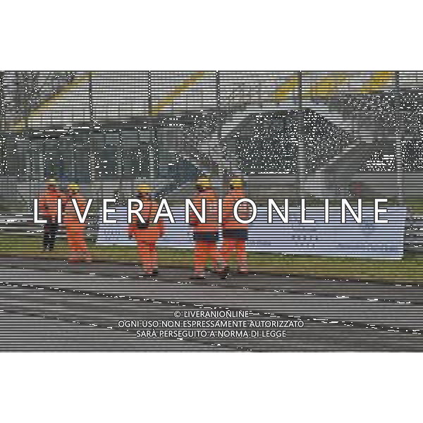 TVRG Lavori circuito Monza nella foto i lavori Monza 08-01-2024 Inizio dei lavori di ammodernamento e riqualificazione del circuito di Formula 1 foto Roberto Garavaglia/Agenzia Aldo Liverani sas